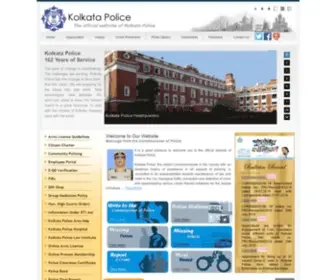 Kolkatapolice.org(Kolkata Police) Screenshot
