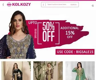 Kolkozy.com(Islamic Clothing) Screenshot