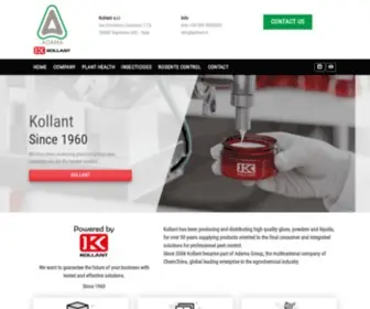 Kollant.it(Leading European plant care & biocides provider Kollant) Screenshot