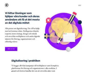 Kollegorna.se(Digital byrå för design) Screenshot