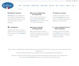 Kollox.com(Professional Website Design and Social Media Marketing) Screenshot