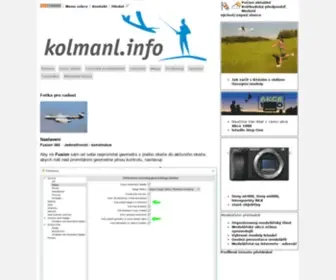 Kolmanl.info(Hlavní) Screenshot