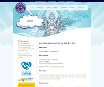 KolobehZivota.sk(Sme občianske združenie k o l o b e h   ž i v o t a naše motto) Screenshot