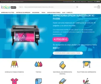 Koloronline.es(Comprar online impresoras y plotters) Screenshot