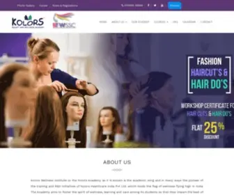 Kolorsacademy.com(Beauty and Wellness Academy) Screenshot