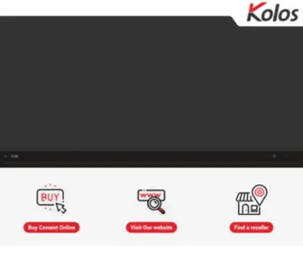 Koloscement.com(Kolos) Screenshot