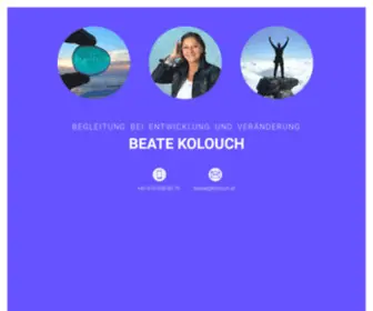 Kolouch.at(Beate Kolouch) Screenshot