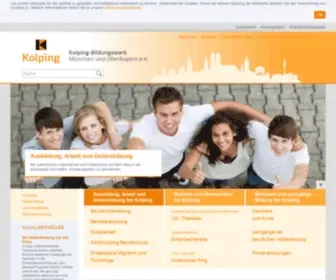 Kolpingmuenchen.de(Maßnahmen) Screenshot
