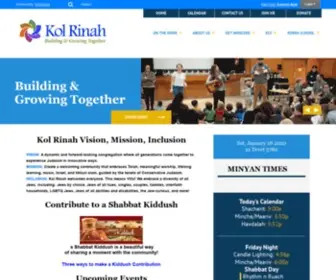 Kolrinahstl.org(Kol Rinah) Screenshot