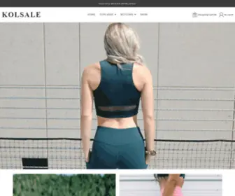 Kolsale.com(Beautiful athletic clothing for women) Screenshot