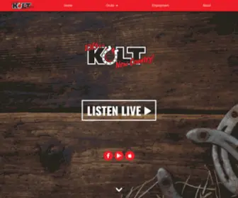 Koltcountry.com(KSED 107.5 FM) Screenshot