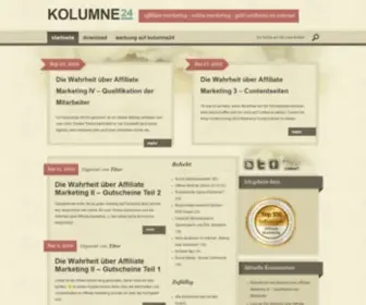 Kolumne24.de(Affiliate Marketing) Screenshot