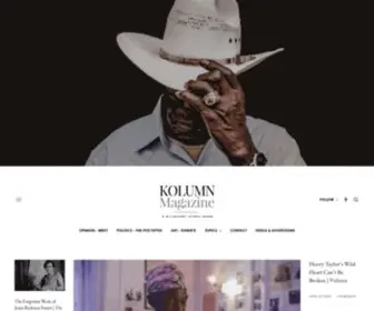 Kolumnmagazine.com(KOLUMN Home) Screenshot