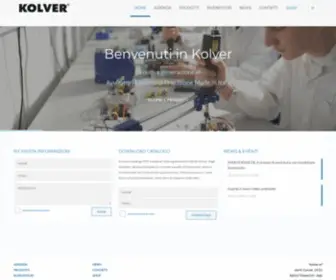 Kolver.it(Kolver srl Avvitatori elettrici ed accessori per l'assemblaggio) Screenshot