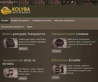 Kolyba.org.ua(Закарпаття) Screenshot