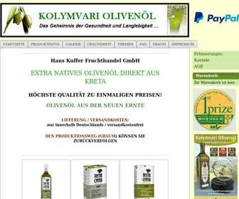 Kolymvari.de(Olivenöl) Screenshot
