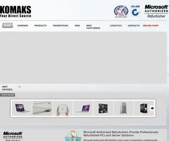 Komaks.com(KOMAKS Your direct source) Screenshot