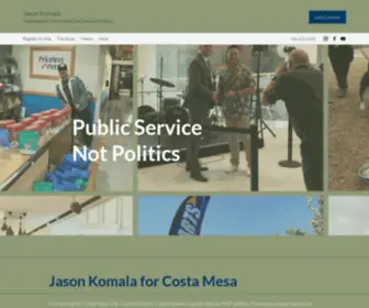 Komala4Costamesa.com(Jason Komala) Screenshot