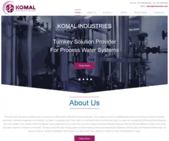 Komalwater.com(Komal Water Industries) Screenshot