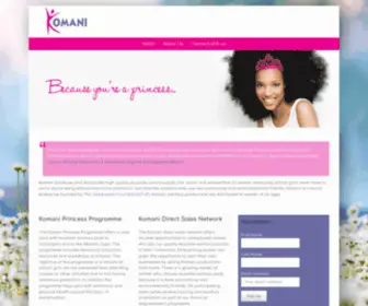 Komani.org(When women are free) Screenshot
