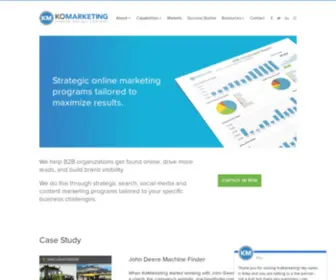 Komarketingassociates.com(B2B Digital Marketing) Screenshot