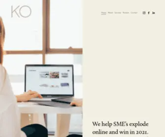 Komarketingnz.com(KO Marketing) Screenshot