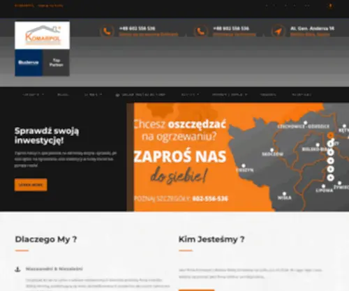 Komarpol.pl(Instalacje gazowe oraz grzewcze i sanitarne) Screenshot
