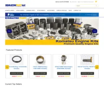 Komatsupart.com Screenshot