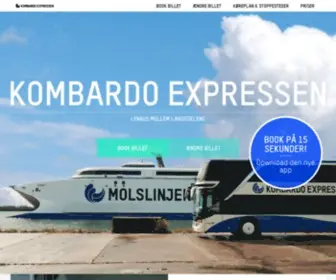 Kombardoexpressen.dk(Kombardo Expressen) Screenshot
