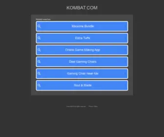 Kombat.com(Fun websites from) Screenshot