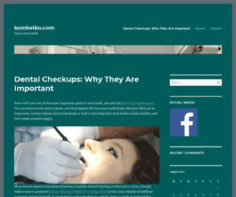 Kombatko.com(Dentist East Fishkill) Screenshot