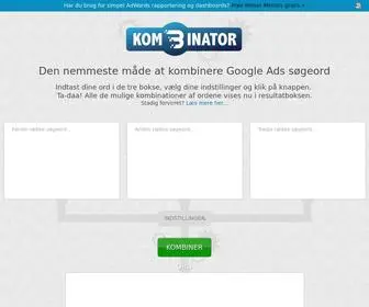 Kombinator.dk(Et gratis v) Screenshot