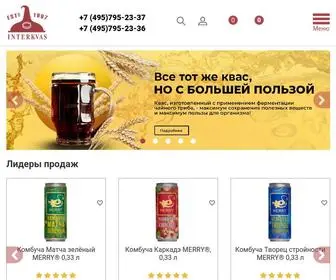 Kombucha-Interkvas.ru(РУСКВАС) Screenshot