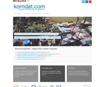 Komdat.com(Online Marketing mit) Screenshot