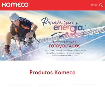 Komeco.com.br(Ar-condicionado, aquecedor solar, aquecedor a gás e soluções em climatização) Screenshot
