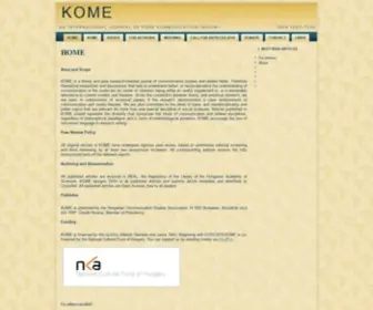 Komejournal.com(Description) Screenshot