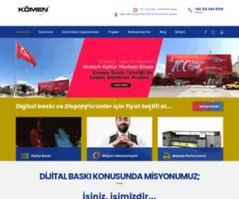 Komendigital.com.tr(Kömen Dijital Baskı) Screenshot