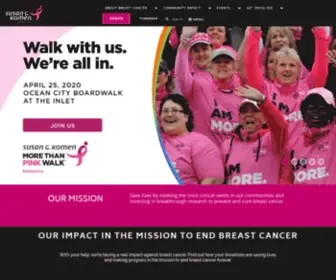 Komenmd.org(Komen®) Screenshot