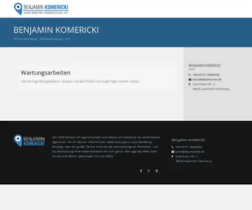 Komericki.de(Hier) Screenshot
