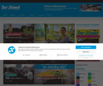 Komet-Pirmasens.de(Der Komet) Screenshot