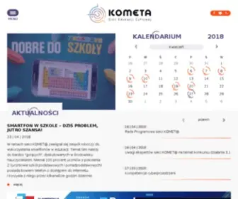 Kometa.edu.pl(Społeczność zawodowa edukacji cyfrowej w Polsce) Screenshot
