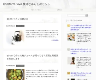 Komfortavivo.com(Komforta vivo) Screenshot