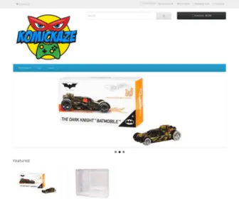 Komickaze.com(Toys, Games, Comics, Collectibles) Screenshot