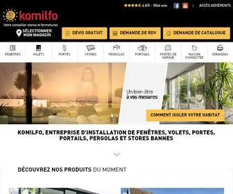 Komilfo.fr(Pergolas, stores, fen) Screenshot