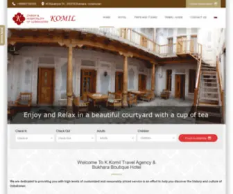 Komiltravel.com(Komiltravel) Screenshot