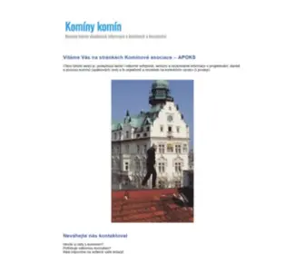 Komin-Kominy.cz(Investissement locatif) Screenshot