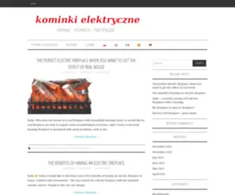 Kominki-Elektryczne.com.pl(Ekspercki blog o kominkach elektrycznych) Screenshot