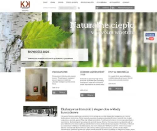 Kominki-Kozlowski.pl(KOMINKI-KOZŁOWSKI ma na swoim koncie realizację nowoczesnych kominków w różnych stylach) Screenshot