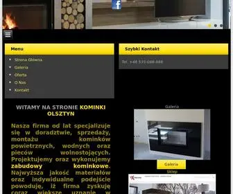 Kominkiolsztyn.pl(Kominki Olsztyn) Screenshot