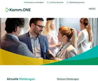 Komm.one(IT-Dienstleisterin für die Kommunen in ganz Baden) Screenshot